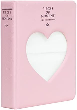 KPOP Photocard Binder Kpop Fhotocard Holder Book Relees, 64 џебови 3 инчи KPOP албум мини фото албум за колекција на фото картички