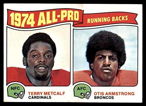 1975 Топпс # 210 секори за трчање на грбот Тери Меткалф/Отис Армстронг кардиналс-ФБ/Бронкос VG Cardinals-FB/Broncos Purdue/Long Beach St