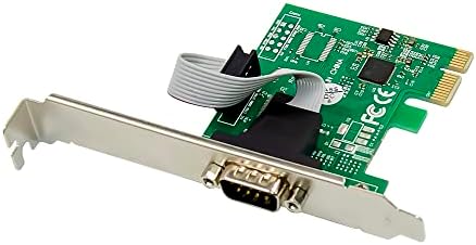 DriverGenius 1 -Port PCI Express PCIE RS232 Сериски Контролер на домаќинот Адаптер картичка - PCIe до сериски DB9 компатибилен