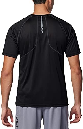 Кошули за вежбање на маички за вежбање TSLA 1 или 2 пакувања, маички за влага за влага, спортски салата за атлетски кошули со краток