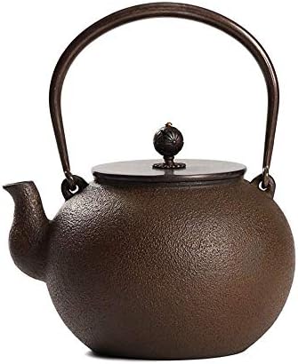 Леано железо чајник од леано железо, незагадено вклопено вриење вода меур чај чај подарок чајник за лабав чај од лисја, lsxysp,