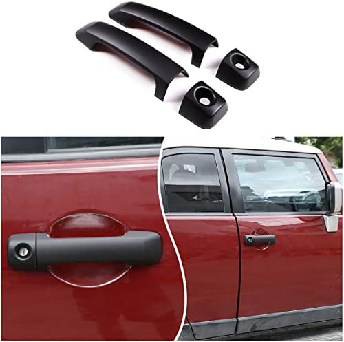 Fit for Toyota FJ Cruiser 2007-2021 Над капакот на надворешната рачка на вратата, надворешната рачка на вратата за заштита на рачката на вратата, капакот на рамката, 1 пар