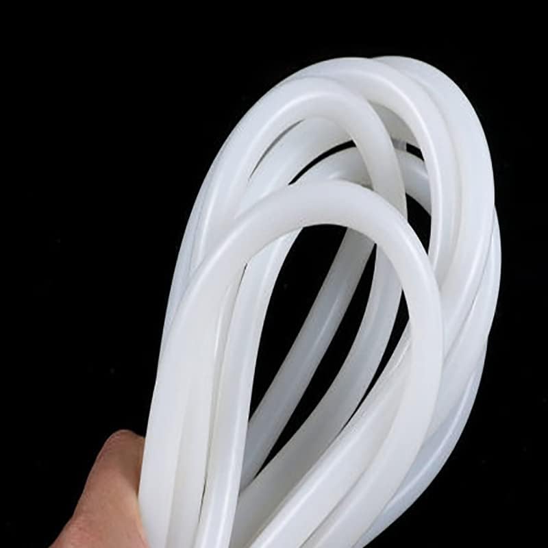 White Flexible Hose SiliconeTube Pipe ID 2 3 4 5 6 7 8 9 10 12 14 15 17 20 22 25 30 32mm Water Drainage Filter Pipe -