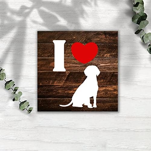 Сакам кучиња дрвени знаци миленичиња животински дрвени плакети декоративни домашни wallидни уметности гроздобер дрво украси знак за домашен wallиден