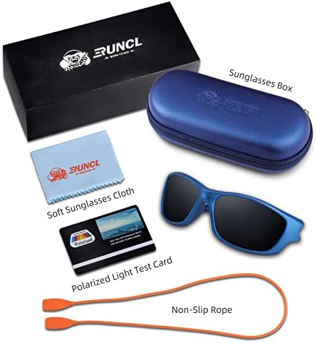 RUNCL Поларизирани Спортски Очила За Сонце Focas За Мажи Жени, Завиткајте Околу Дизајнот Лесни Ув Заштита Лебдечки Очила За Сонце