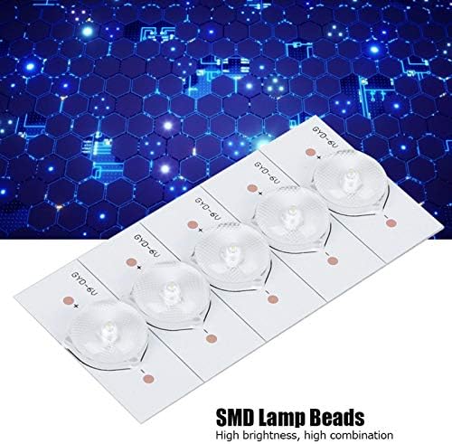 6V LED модул SMD LAMP мониста бела светлина боја Општа употреба со филтер за оптички леќи