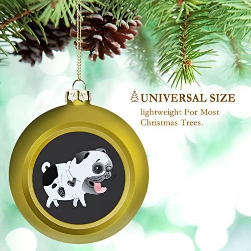 Божиќни топки за кучиња божици украси за распрскување за привлечност Божиќно дрво виси декорација