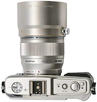 Jjc lh-j61e леќа аспиратор за Olympus M.Zuiko Digital ED 75-300mm f/4.8-6.7 Заменете го Олимп ЛХ-61E