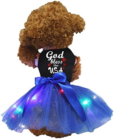 Петитебела Бог Да Го Благослови Фустанот За Кученце ВО САД