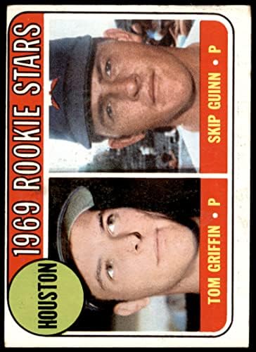 1969 Топпс # 614 дебитанти на Хјустон Том Грифин/Скок Гвин Хјустон Астрос ВГ/Екс Астрос