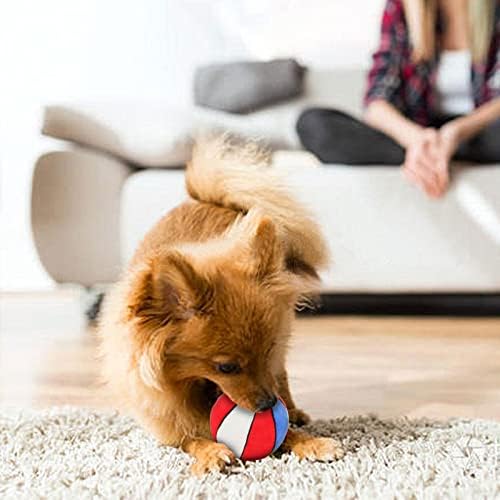 Топни играчки за кучиња Тонифи - џвакаат кадифен кошарка за кучиња, мека миленичиња пискави топка полнета со меки, издржливи играчки