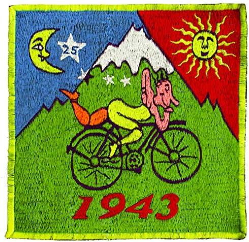 Imzauberwald LSD Bicycleday ~ 7 инчи рачно изработена лепенка за славење на Алберт Хофман