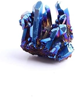 Seewudee AG216 1PC Нова длабока сина електроплетирана кристална кварц примерок Електропланирање кристални кластери Декорација за лекување подарок
