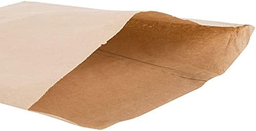 Премиум торба за хартија за квалитет - Тенок профил Крафт за идеи | Плик рамна торба за стока - дно кафеава боја