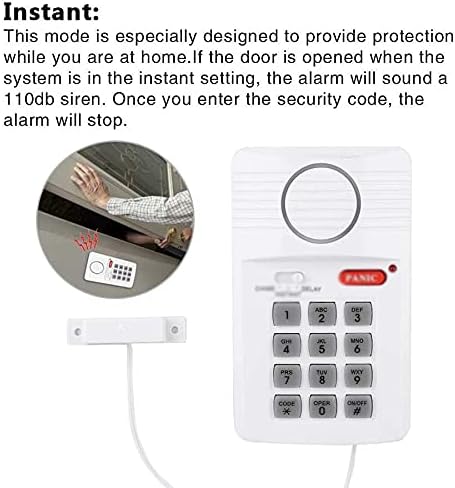 Seasd Безбедност Тастатура Врата Алармен Систем 3 Со Паника Копче За Гаража Алармни Системи Домашна Канцеларија