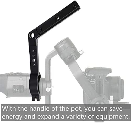 РИНГ на вратот за монтирање на додатоци за додатоци за стабилизатор на камера Поврзување, превртена рачка за залепеност на Zhiyun Crane 2