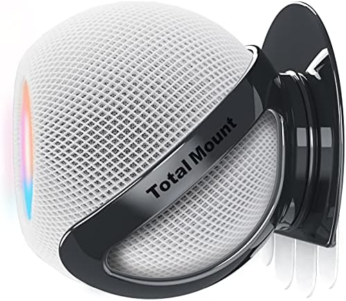 TotalMount компатибилен со Mini HomePod Mini-дизајнот без дупки ја елиминира потребата за дупчење дупки во вашиот wallид