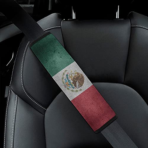 Мексико Знаме Шема Шема Автомобил Појас Рампа Покритие За Возрасни Деца, Универзална Мека Безбедност Ремен За Рамо Перница Заштитник, За Ранец
