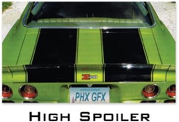 Камаро 1970 1971 1972 1973 година 1973 Z28 Rally Sport RS SS Super Sport Spent Stencil Stripes комплет