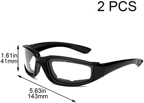 Хауул Спортски Очила за Сонце 2 парчиња Очила За Мотоцикли Очила За Возење Заштитни Очила За Сунѓер За Трчање Возење Велосипед Скијање Риболов