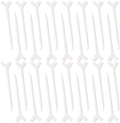 Kalevel 30 парчиња трепки за трепки за кревање на трепките за трепки y облик на алатки за лифт за лифт за алатки за бела бела алатка
