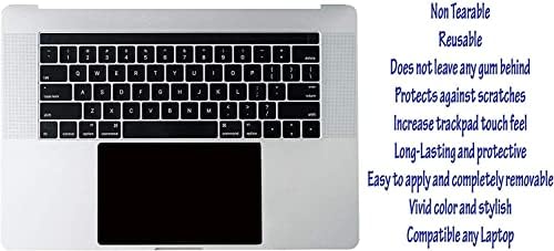 Ecomaholics Premium Trackpad Заштитник За Dell G7 15 7588 15.6 инчен Лаптоп, Црна Подлога За Допир Покритие Против Гребење Анти Отпечаток