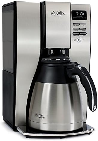 Г-дин Кафе BVMC-PSTX95 10-чаша Оптимален пијалак Термички производител на кафе, не'рѓосувачки челик