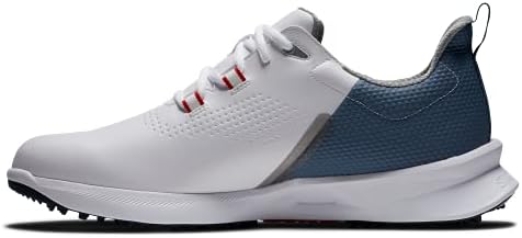 Footjoy Men's FJ Fi Fielf Golf Shoe, бело/бело/сино Jayеј, 7