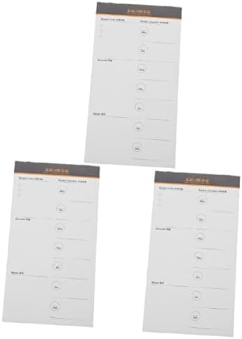 Оперитакс 3 парчиња Планер Патници Тетратка Тетратки За Работа Мали Бележници За Работа Список Бележник Неделно Планирање Рампа Откинете Дневен Планер Тетратка З?
