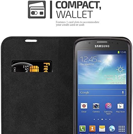 Кадорабо Книга Случај Компатибилен Со Samsung Galaxy S4 Активни Во Кафеава Кафеава-Со Магнетно Затворање, Стојат Функција И