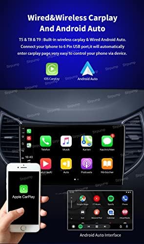 9 3+32GB Android 10 Во Цртичка Автомобил Стерео Радио Одговара За Toyota Земјиште Крстосувач 100, Lexus LX470 1998 99 2000