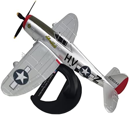 MOOKEENONE 1:72 WWII USAF P-47D 'Roggie Meth II' Thunderbolt Fighter Aircraft Model Simulation Ailcraft Model Aviation Model Ailiation
