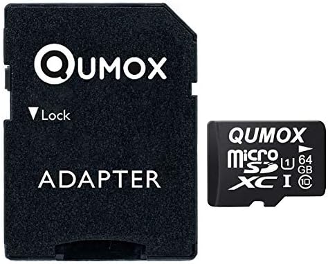 KUMOX 64gb Микро Sd Мемориска Картичка Класа 10 UHS-I 64 GB HighSpeed Пишува Брзина 40MB / S Брзина На Читање До 80MB/S