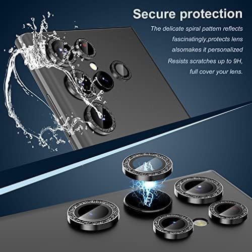[5+5 ПАРЧИЊА] Suoman За Samsung Galaxy S23 Ултра Камера Заштитник На Објективот, Премиум Темпериран Стакло Сјајот Камера Заштитник