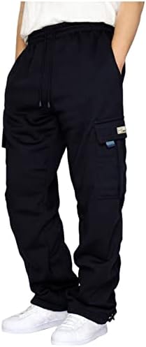 Карго панталони за мажи големи и високи, машки салата атлетски џогерски панталони тенок карго панталони џогери џемпери атлетски панталони