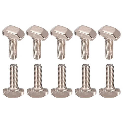 DTGN M6X20MM T -SLOT DROP -in STUND SLINING BOLT SCREND - 20PACK - Добро за градежната индустрија - Цинк обложен јаглероден челик