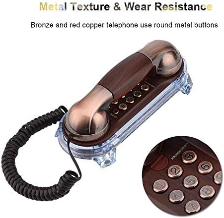 Сокобета Телефонски антички ретро wallид монтиран телефонски кабел фиксна модна мода моден телефон за дома хотел