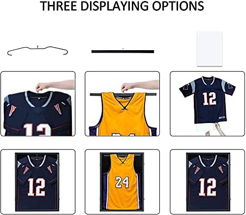 Рамка за приказ на дрес на Темги 2xl - Случај за приказ на рамки во Jerseyерси - Boxерси Сенка кутија за бејзбол кошаркарски фудбалски