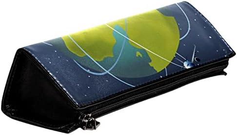 Тбуобт Торба За Шминка Патување Козметичка Торба Торбичка Чанта Чанта Со Патент, Универзум Земја Авион