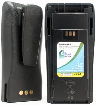 2x Motorola CP200 Батерија Со Клип За Motorola NNTN4851 Двонасочна Радио Батерија - Исто Така Заменува PR400, CP200XLS, EP450, CP150, CP040, NNTN4497,