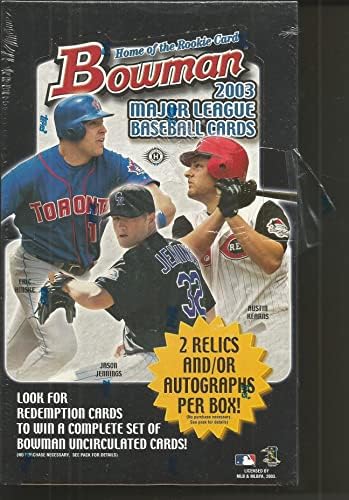Bowman 2003 Бејзбол неотворена кутија
