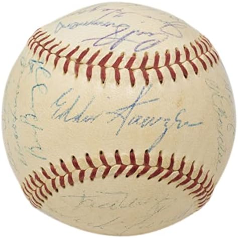 1958 Филаделфија Филис Тим Потпиша Бејзбол Asбурн Робертс +24 Други Пса-Автограм Бејзбол