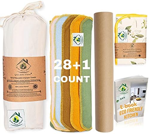 Пешкири за хартија што може да се користат за печење 29 пакувања 12x11in, марамчиња за бебиња што можат да се користат, крпи за хартија