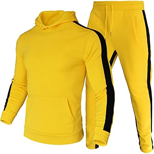 Tracksuit Men Manid Hooded Sweatshirts + Панталони пулвер сетови есенски спортска облека пролетна обична надворешна облека спортови 2 костуми сет