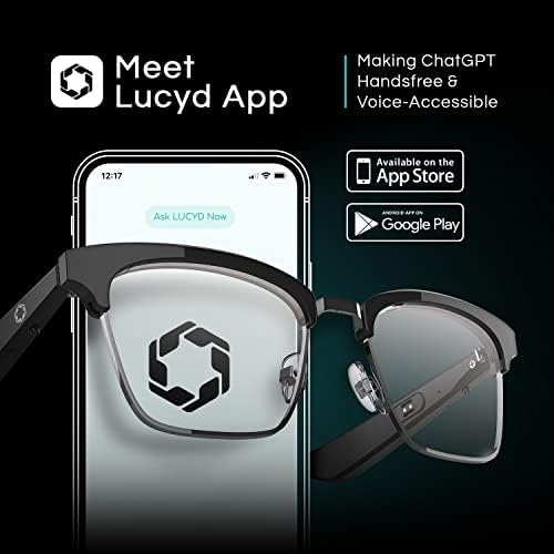 Лусид-Bluetooth Аудио Очила-Мажи &засилувач; Жените Паметни Очила w / УВ Заштита-Отворено Уво, Бучава Поништување Безжични Микрофони,