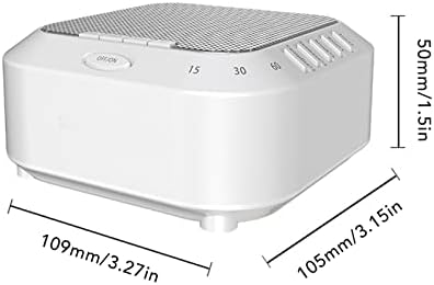 Tnfeeon Пренослив Бел Шум Звучна Машина За Бебе, 28 Смирувачки Звуци На Природата Со Контрола На Јачината На Звукот Компактна Големина Откажување