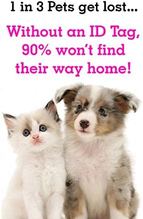 удесигнуса Двострана Прилагодена Ознака За Идентификација На Домашно Милениче за Кучиња &Засилувач; Мачки Персонализирани За Вашето Домашно