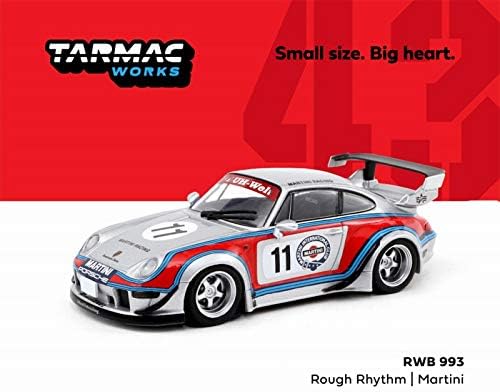 RWB 99311 Rough Rhythm Martini International Club Kamiwaza Racing Webstore Rauh-Welt Begriff 1/43 Diecast Model Car By Tarmac Works T43-014-ma
