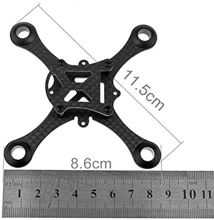 Феичао шуплива чаша 100мм меѓуоскино ракче со четкани мини квадкоптерски рамка комплет јаглеродни влакна за затворен 50-65мм лопатка