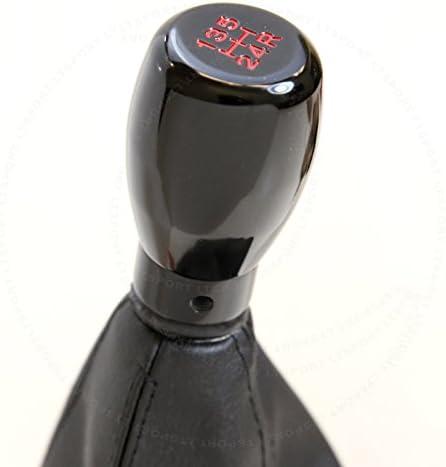 LT Sport 5-брзински рачен менувач за менувач на стапчиња за менување на копчето со црна опрема за рачка за црна опрема